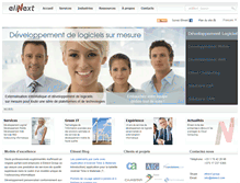 Tablet Screenshot of elinext.fr