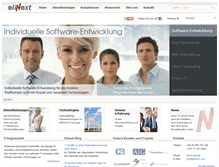 Tablet Screenshot of elinext.de